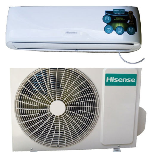 کولر  اسپیلیت هایسنس 12000 سرد خالی  مدل AS-12CR4SYRCA با لوله، موتور متوسط