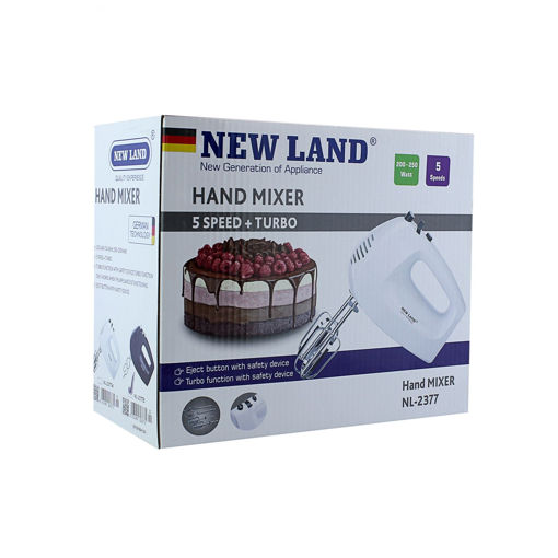 همزن نیولند مشکی وسفید مدل NL-2377