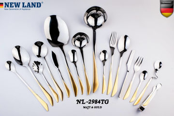 سرویس قاشق و چنگال 135 پارچ نیولند مدل NL-2984TG