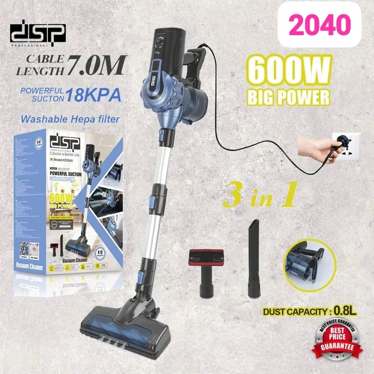 جارو برقی عصایی دی اس پی مدل KD2040