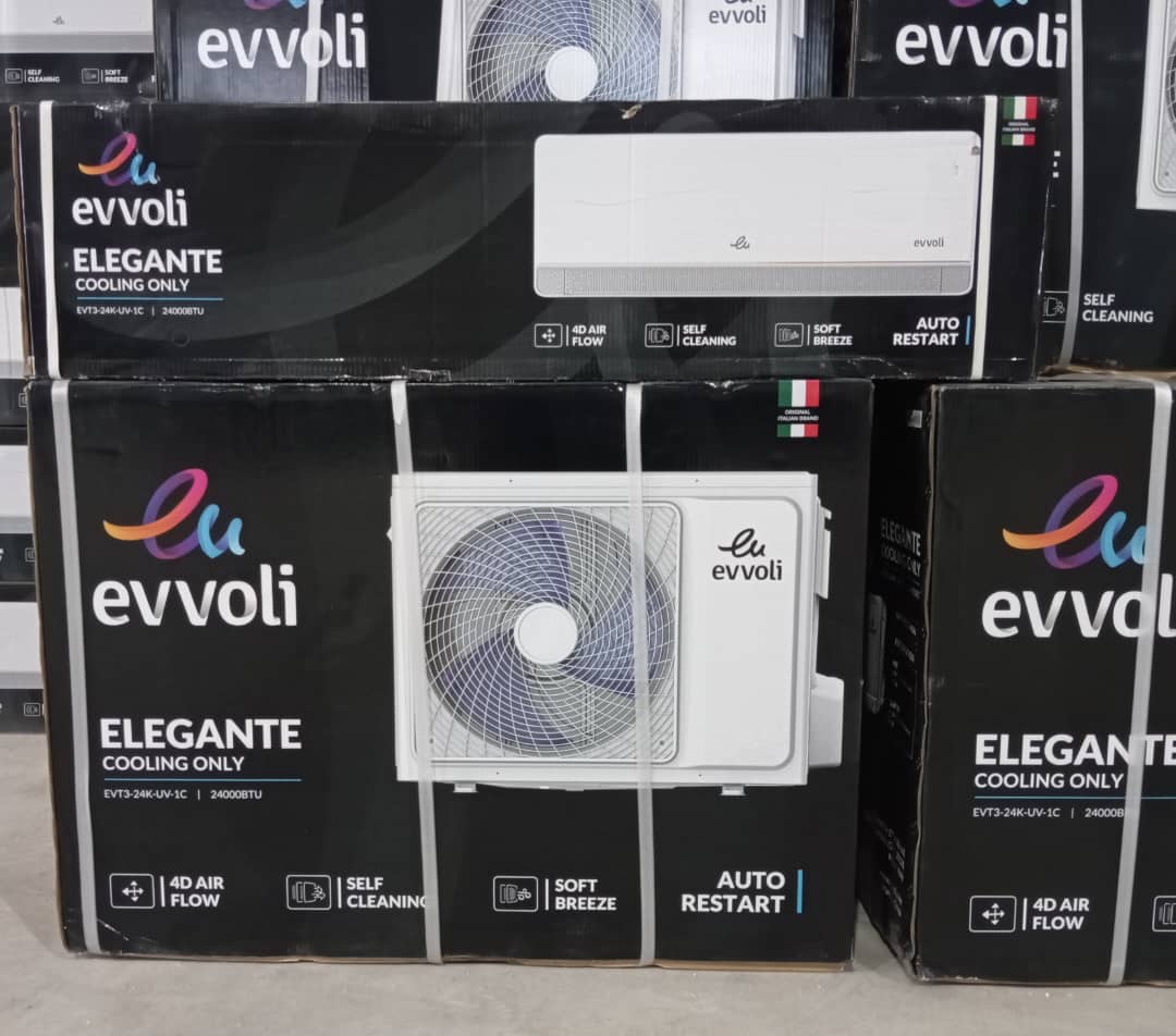 کولر اسپلیت 24000 ایوولی مدل EV-T324K بالوله فقط سرد موتور متوسط