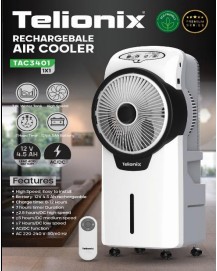کولر و پنکه شارژی  و برقی  تلیونیکس  مدل TAC3401