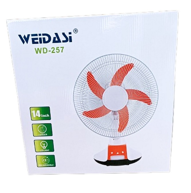 پنکه شارژی  ویداسی مدل  WD-257