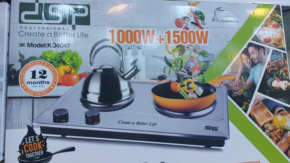 اجاق برقی دو شعله دی اس پی مدل dsp-KD4047