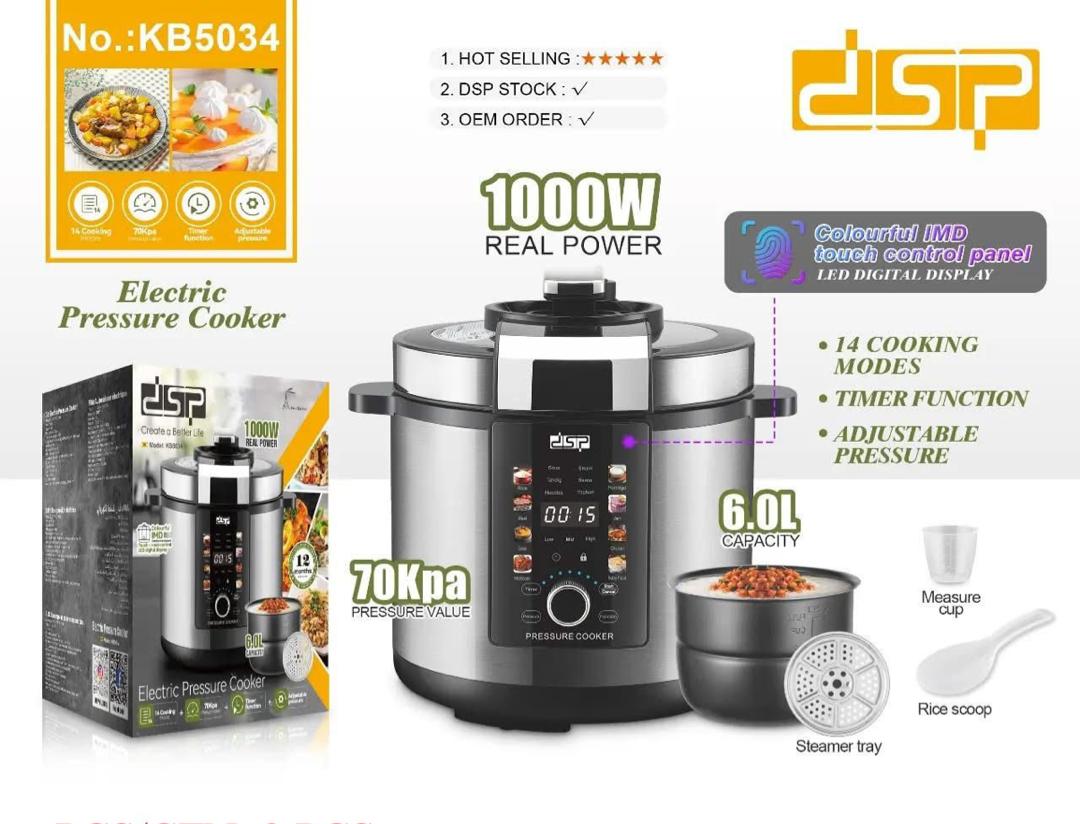 زود پز پلو پز و مولتی کوکر 14 کاره  دی اس پی مدل KB5034
