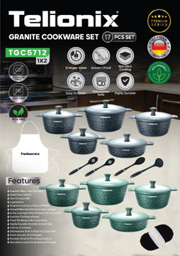 سرویس قابلمه 17 تکه تلیونیکس مدل TGC5712