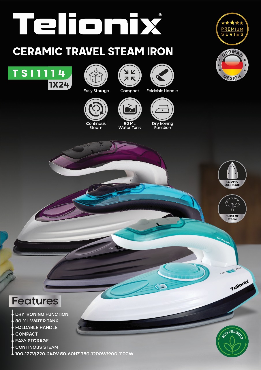 اتو بخار مسافرتی  تلیونیکس مدل TSI1114