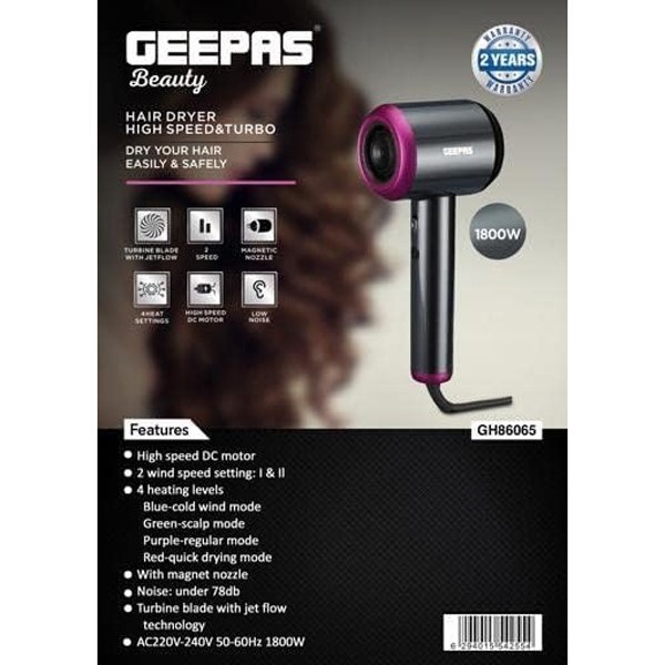 سشوار جی پاس مدل GH86065