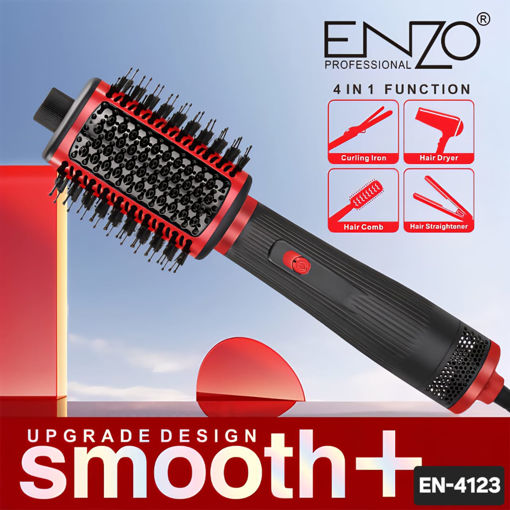 ست سشوار . کرلی . برس و اتو مو انزو مدل EN-4123