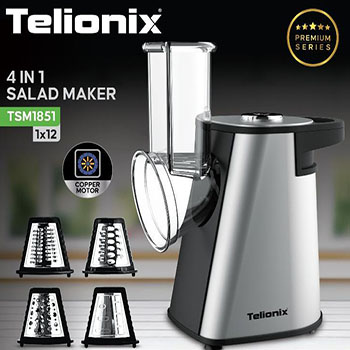 سالاد ساز تلیونیکس مدل TSM1851 با ۴ تیغه