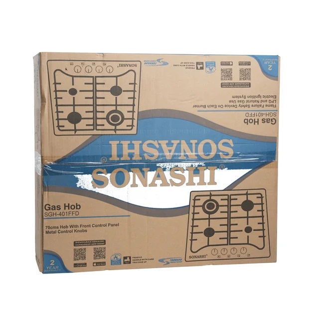 اجاق گاز استیل 4شعله سوناشی مدل SGH-401FFD