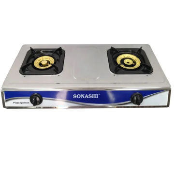اجاق گاز استیل رومیزی سوناشی ترموکوبل دار  مدل SGB-212SFFD