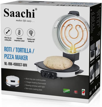 نان و پیتزا پز ساچی 40 سانتی متری مدل NL-RM-4980GT-WH، سفید