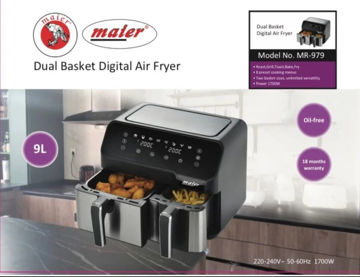 سرخ کن دوقلو ۹لیتری مایر  مدلMR-979