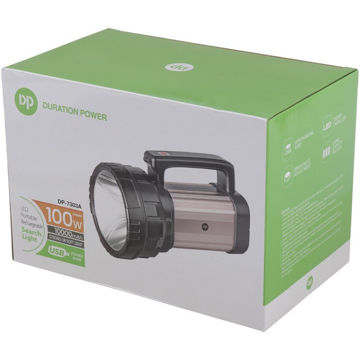 نورافکن دستی دی پی مدل DP-7303A با نور LED و برد ۱۰۰۰ متر