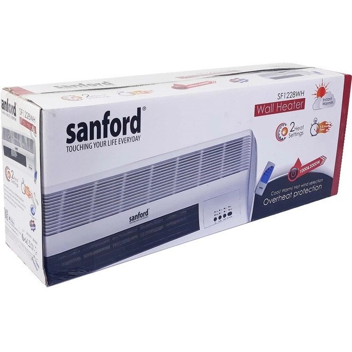 بخاری برقی دیواری سانفورد مدل SF1228WH با فن