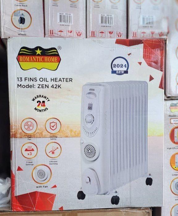 شوفاژ برقی رومانتیک مدل 42K ۱۳ پره فن دار