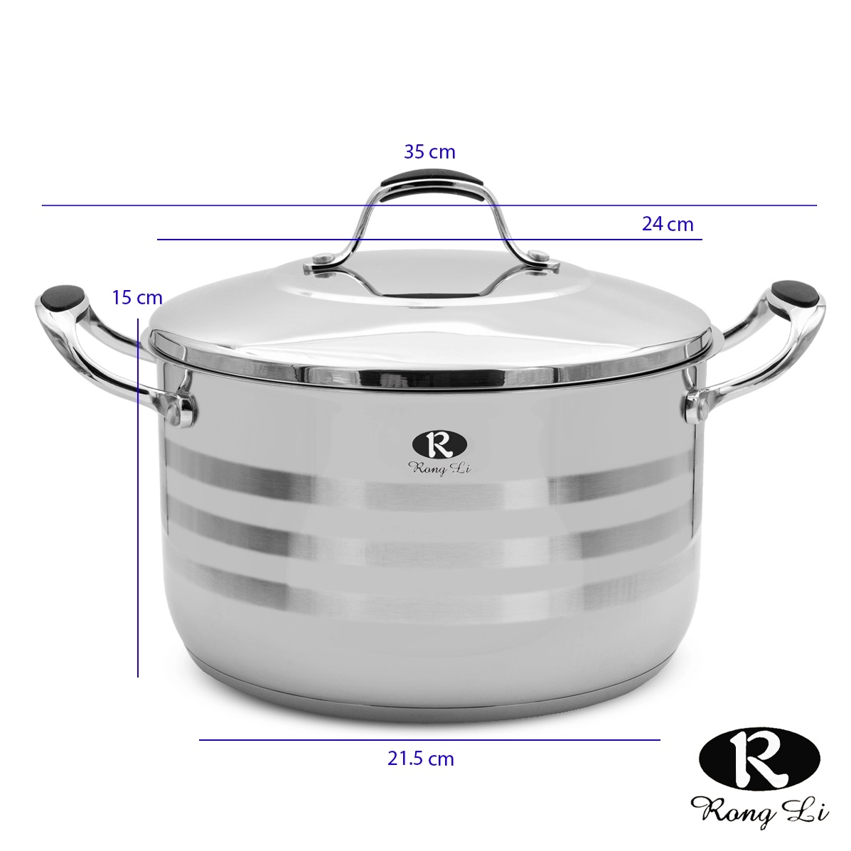 سرویس قابلمه استیل الکساندر رانگلی 9 پارچه مدل RL-2001
