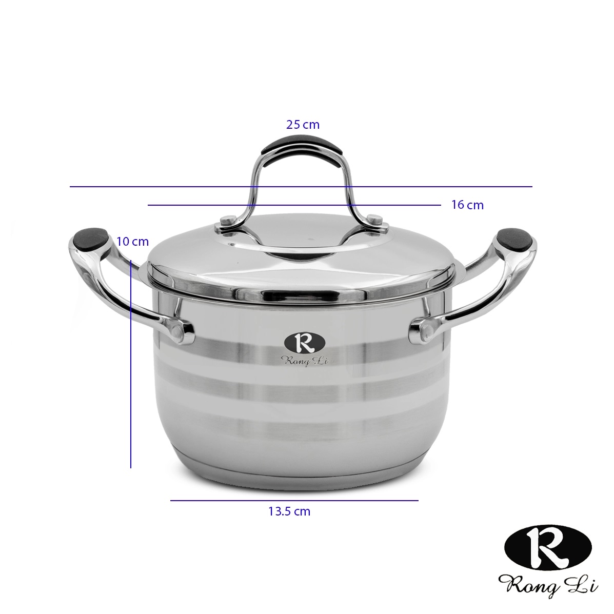 سرویس قابلمه استیل الکساندر رانگلی 9 پارچه مدل RL-2001