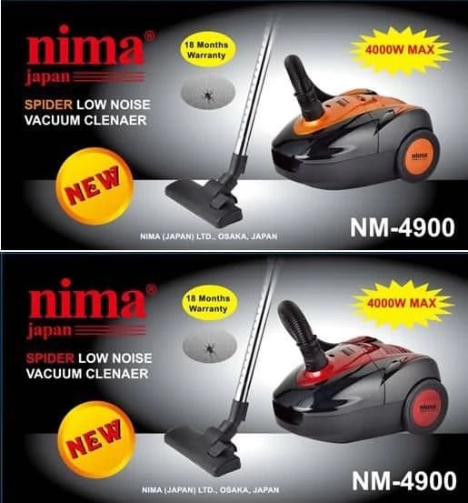 جاروبرقی مخزنی نیما  NM-4900 با توان ۴۰۰۰