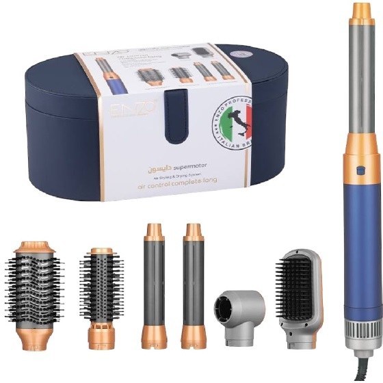 سشوار برس دار حالت دهنده انزو پروفیشینال مدل EN-4133   چند رنگ