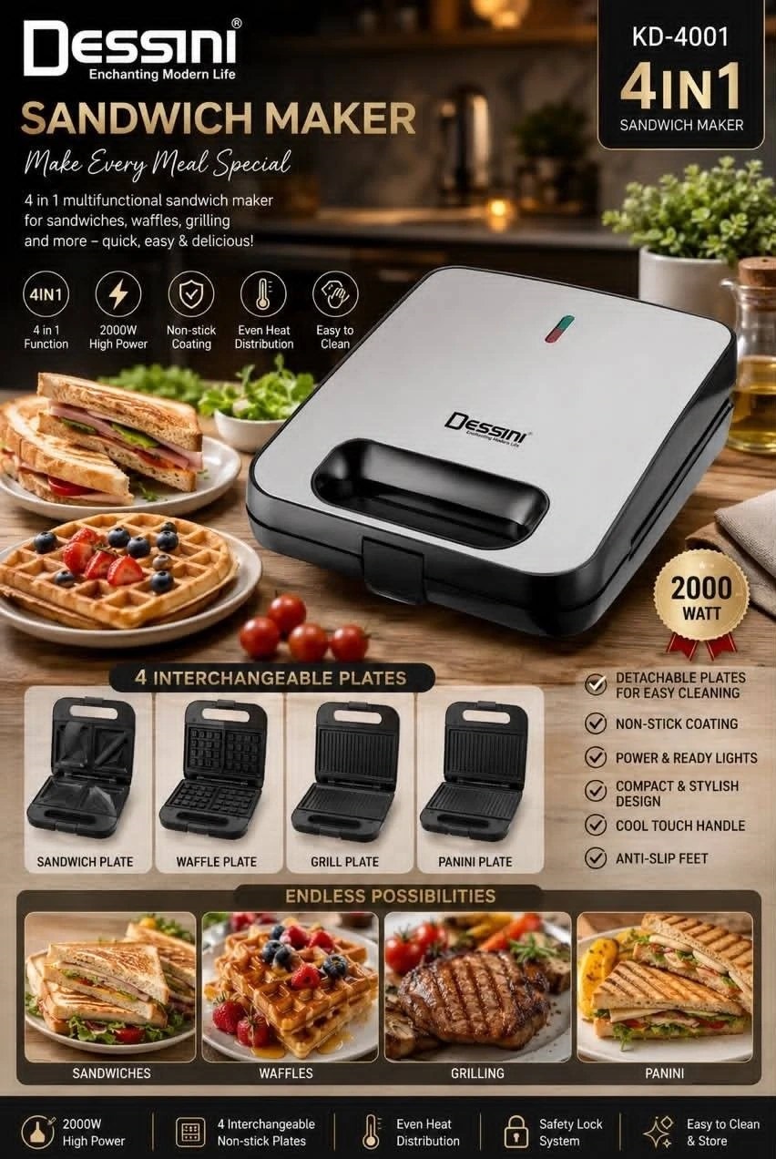 ساندویچ میکر  دسینی KD-4001