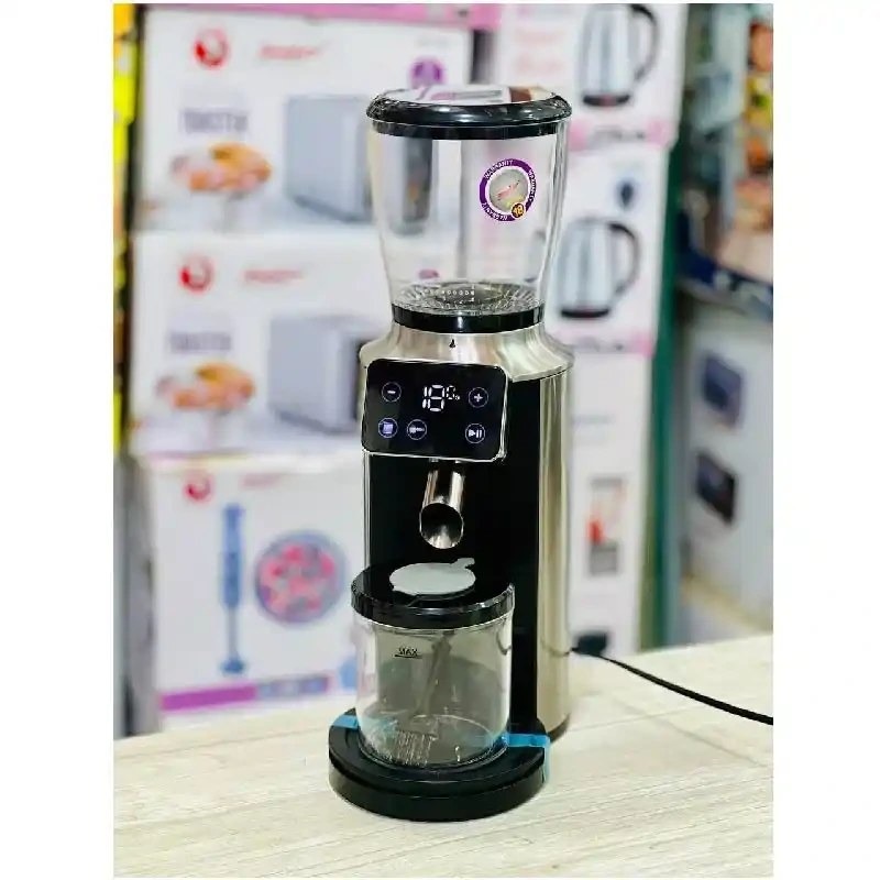 آسیاب قهوه مایر مدل MR-4145 با صفحه نمایش لمسی و توان ۳۰۰ وات