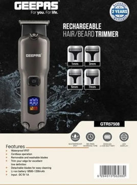 ماشین اصلاح  شارژی جی پاس مدل GTR57508