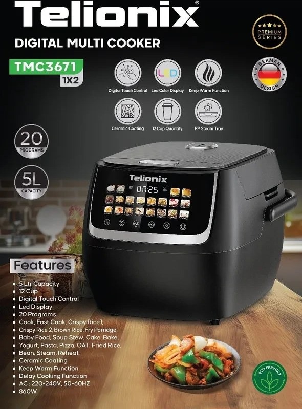 مولتی کوکر دیجیتال تلیونیکس مدل TMC3671