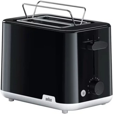توستر براون سفید و مشکی مدل BRAUN HT1010