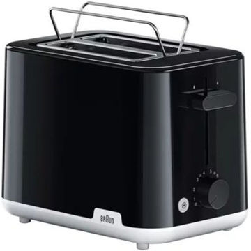 توستر براون سفید و مشکی مدل BRAUN HT1010