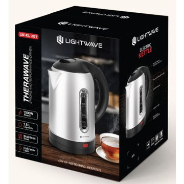 کتری برقی شیشه ای لایت ویو مدل LW-KL-301