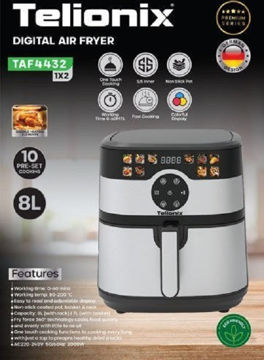 سرخ کن بدون روغن 8 لیتری   دو المنت تلیونیکس مدل TAF4432