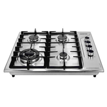 اجاق گاز رومیزی جی پاس 4 شعله استیل مدل GGC31035