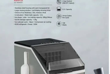 یخ ساز نیکای مدل NIM3412A