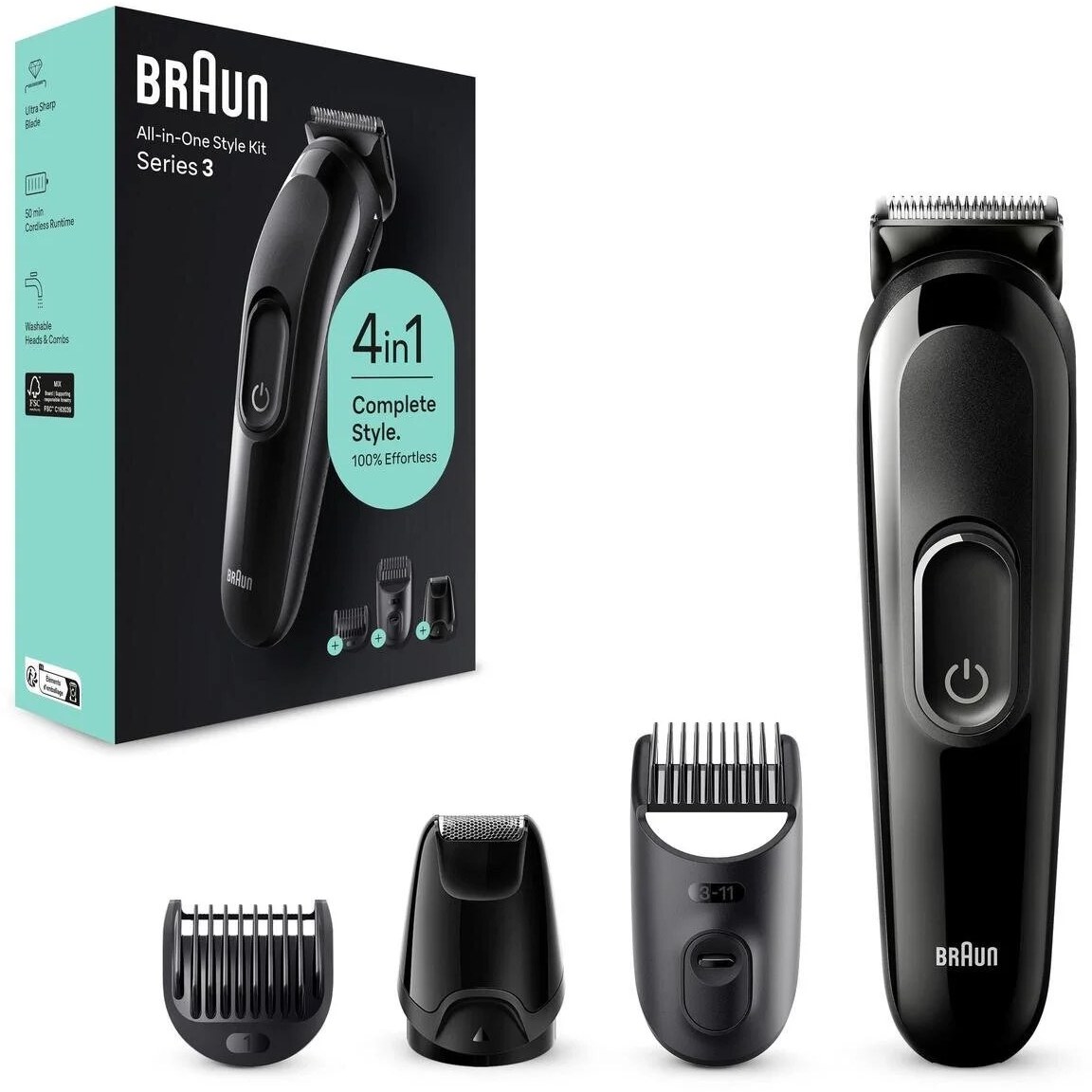ماشین اصلاح چندکاره مردانه براوون مدل SK3400