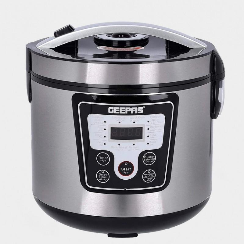 پلوپز 12 کاره دیجیتال Geepas مدل GMC35031|ظرفیت 1.8 لیتری| 12 حالت پخت|