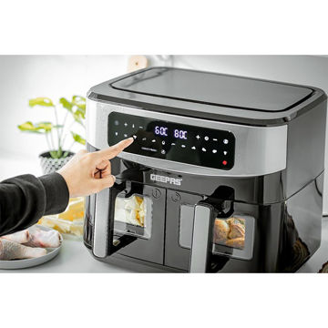 سرخ کن بدون روغن جیپاس مدل GAF-37525 ظرفیت 9 لیتری