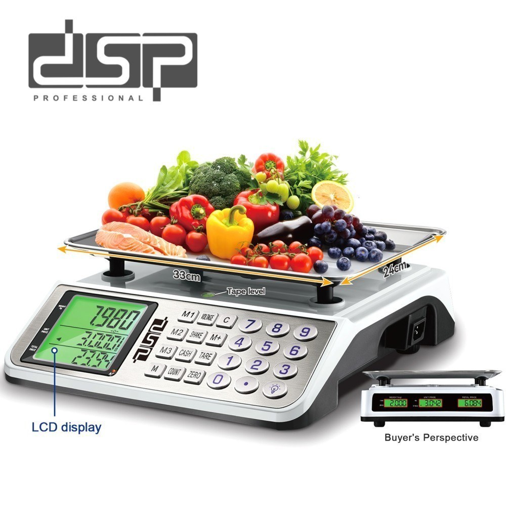 ترازو دیجیتال فروشگاهی و آشپزخانه DSP مدل KD7041