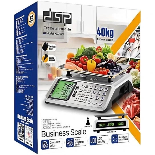 ترازو دیجیتال فروشگاهی و آشپزخانه DSP مدل KD7041