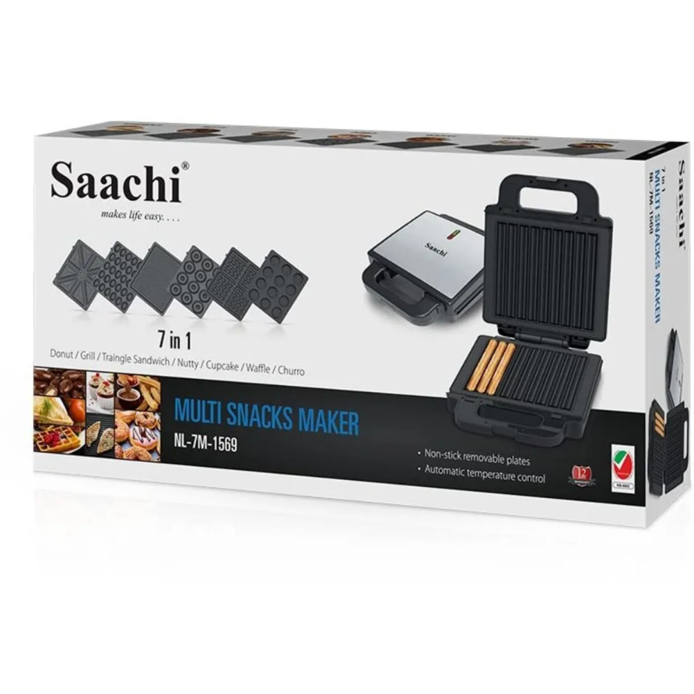 ساندویچ ساز چند کاره ساچی مدل NL-7M-1569 ظرفیت ۷ صفحه