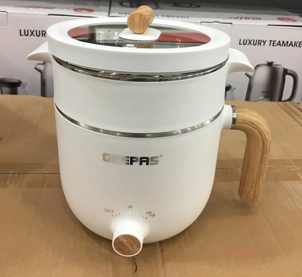 مولتی کوکر جیپاس مدل GMC35050 ظرفیت ۱.۲ لیتر چند کاره