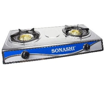 اجاق گاز استیل رومیزی سوناشی ترموکوبل دار  مدل SGB-212SFFD