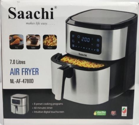سرخ کن بدون روغن ساچی مدل Nl-Af-4780ظرفیت ۷ لیتری