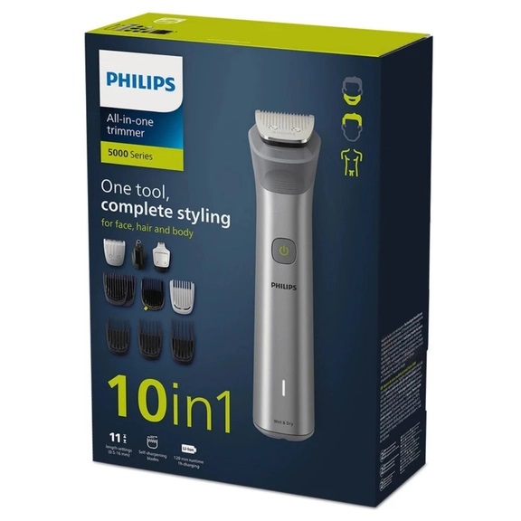 ماشین اصلاح فیلیپس MG5920 ظرفیت ۱۰ در ۱ ضد آب با برش مستقیم