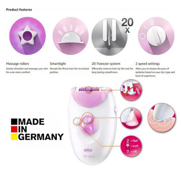 اپیلاتور براون مدل S- 3274 ا Braun SE3274