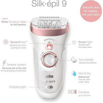اپیلاتور براون سری Silk Epil 9 مدل SE- 9561
