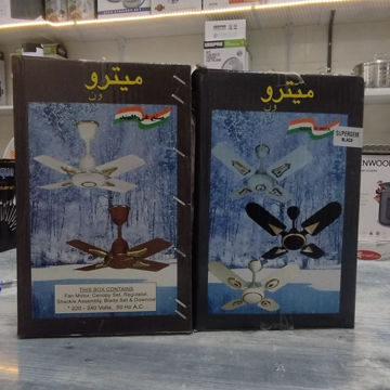 پنکه سقفی کوچک مترو ساخت  هند سیم پیچ  مسی در چهار رنگ