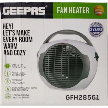 بخاری برقی فن هیتر جی پاس مدل GFH28561 ا Geepas Fan Heater- GFH28561