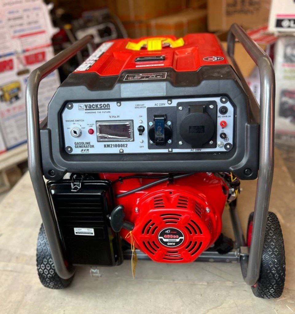 موتور برق 9.5 کیلو وات استارتی واکسون  مدل km21000e2 ارسال فقط برای قشم